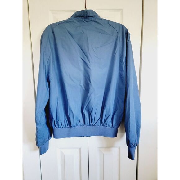 Members Only 40  Men's Bomber‎ Jacket Adult Vintage Blue 80's Zip Up Pockets - Picture 2 of 8